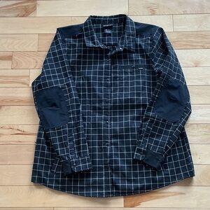 Burton Black and White Grid Men's Shirt